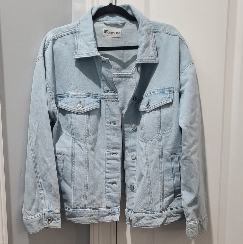 Disney Lightning Goofy Embroidered Oversized Denim Jacket - Picture 3 of 3